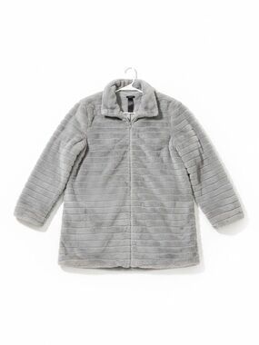 Studio 1886 “Softest Thing Ever” Full-Zip Puffer Coat - Gray - XL - Women’s